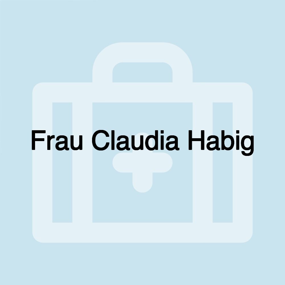 Frau Claudia Habig