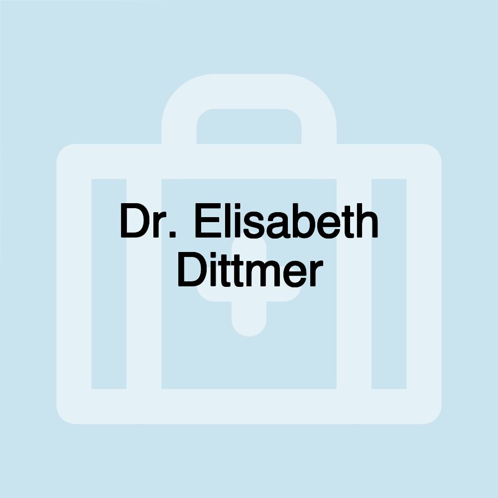 Dr. Elisabeth Dittmer