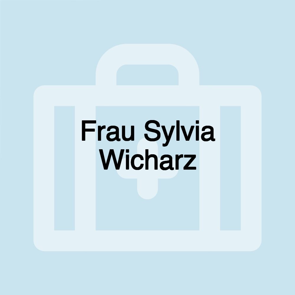 Frau Sylvia Wicharz