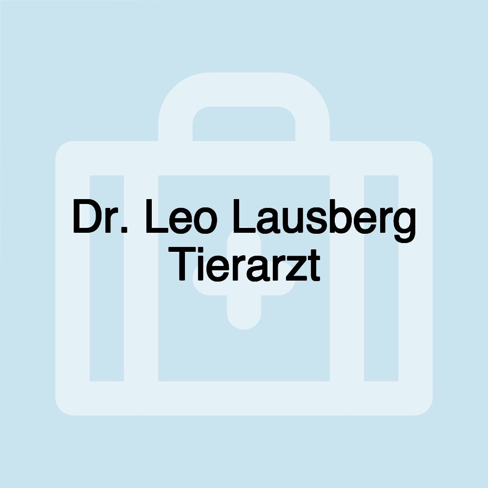 Dr. Leo Lausberg Tierarzt