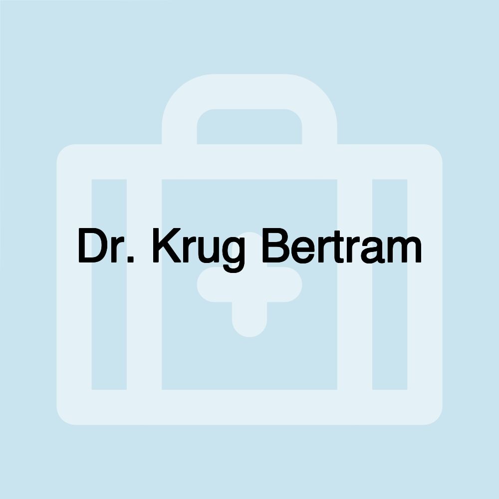 Dr. Krug Bertram