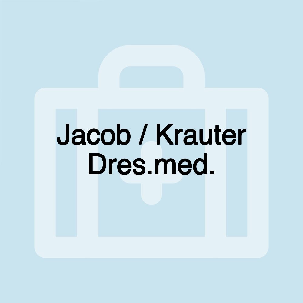 Jacob / Krauter Dres.med.