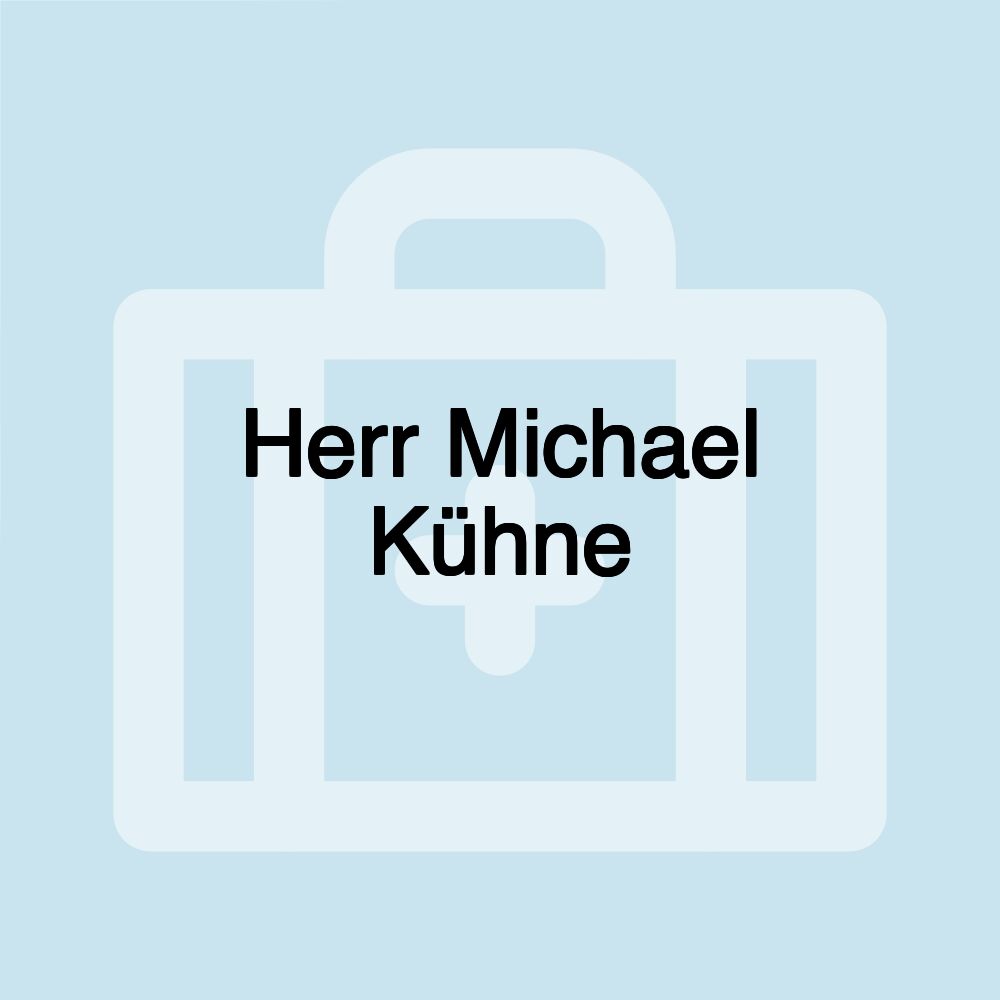 Herr Michael Kühne