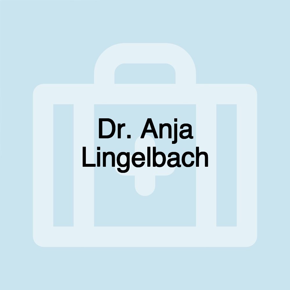 Dr. Anja Lingelbach