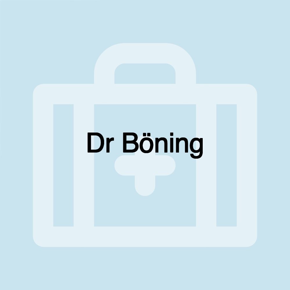 Dr Böning