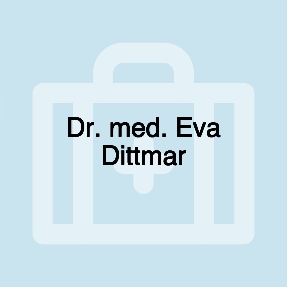 Dr. med. Eva Dittmar