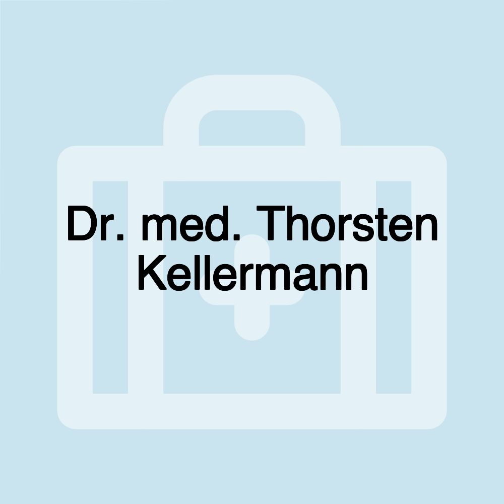 Dr. med. Thorsten Kellermann