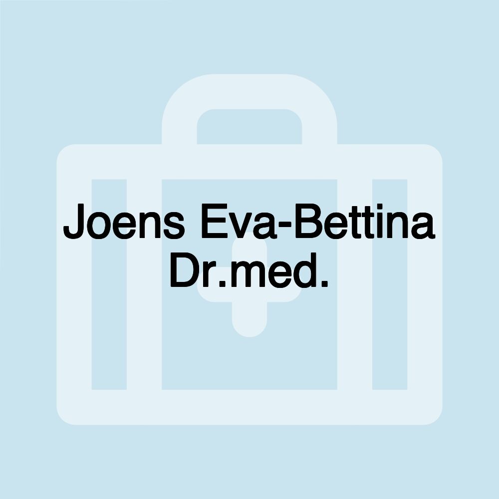 Joens Eva-Bettina Dr.med.