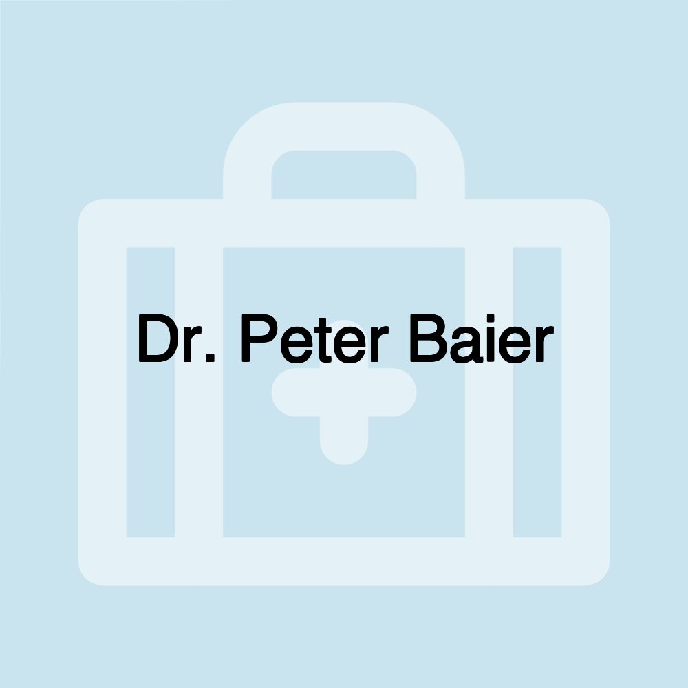 Dr. Peter Baier