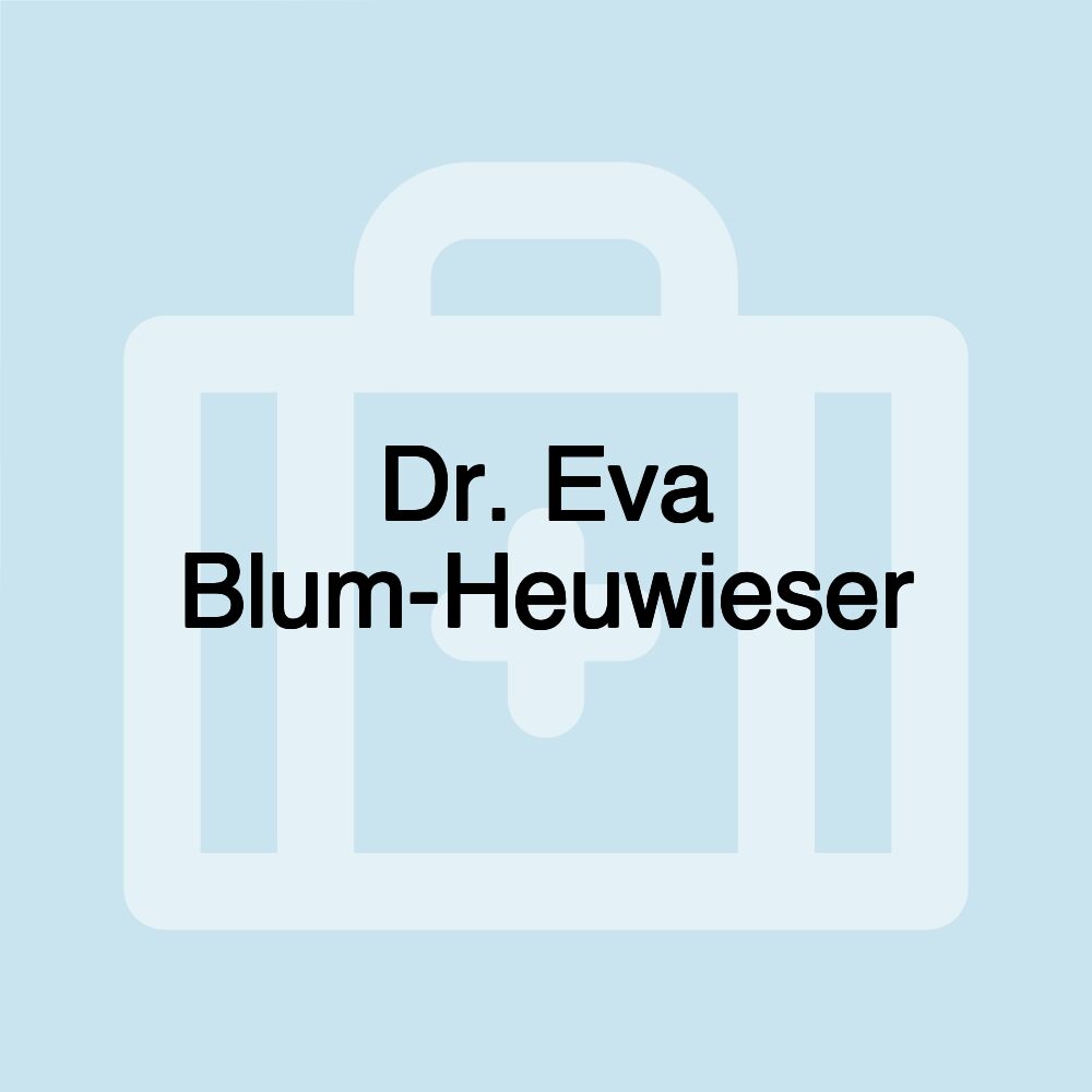 Dr. Eva Blum-Heuwieser