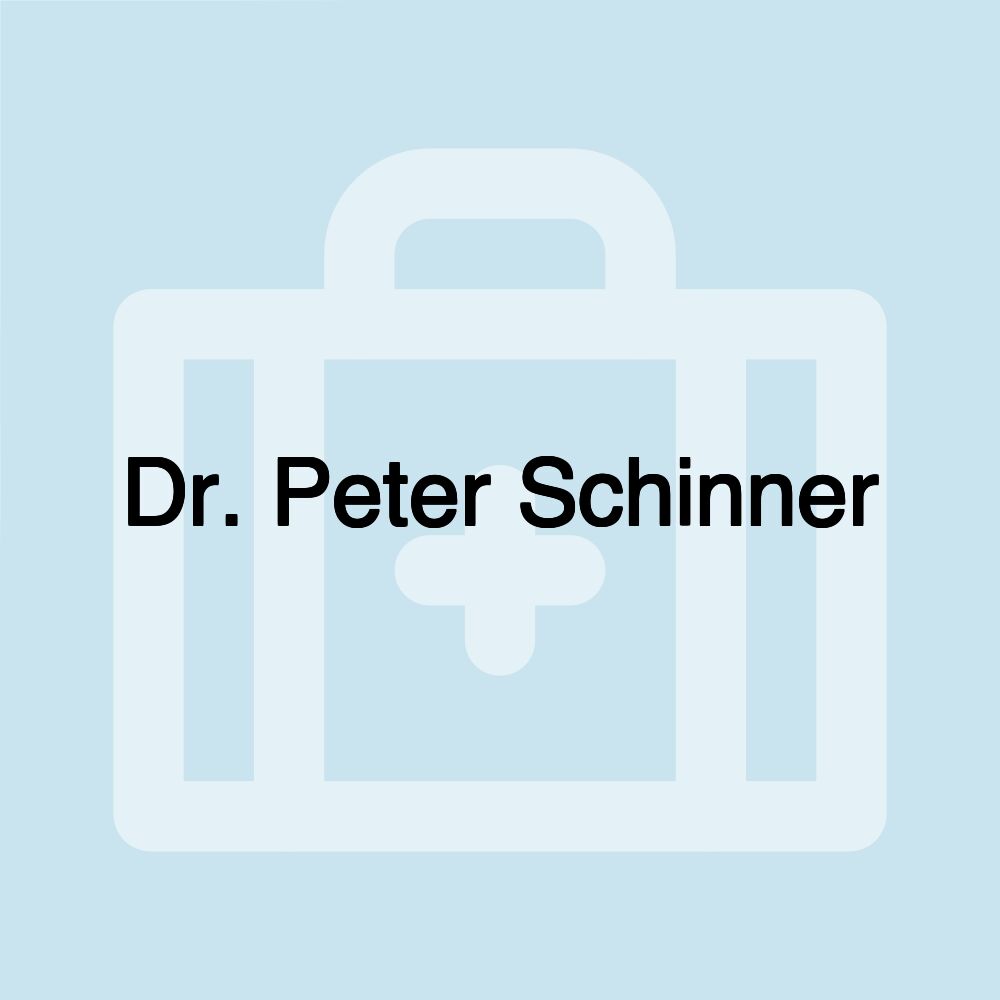 Dr. Peter Schinner