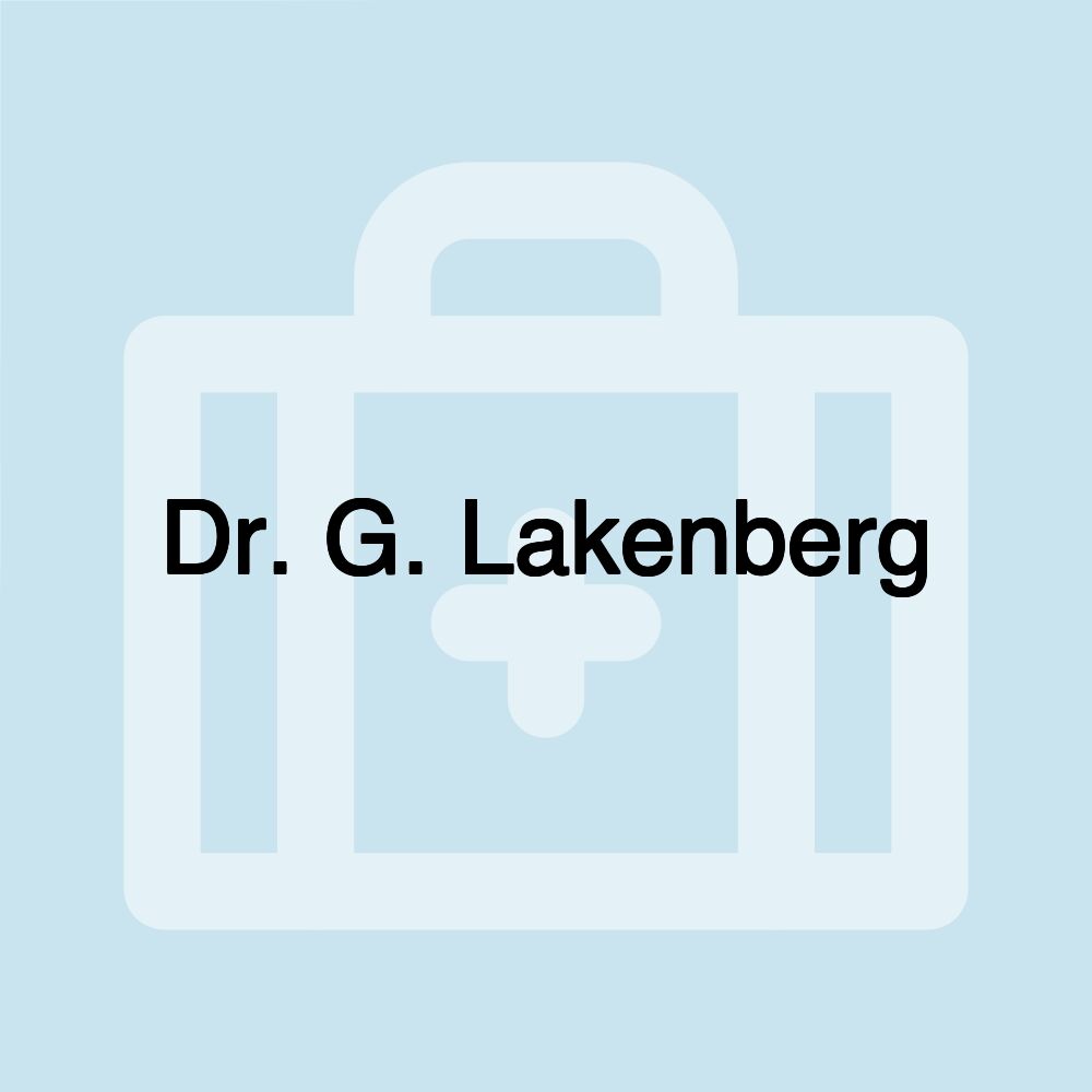 Dr. G. Lakenberg