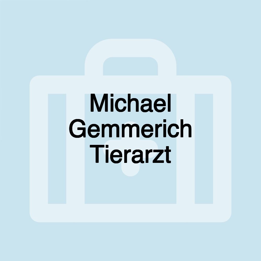 Michael Gemmerich Tierarzt