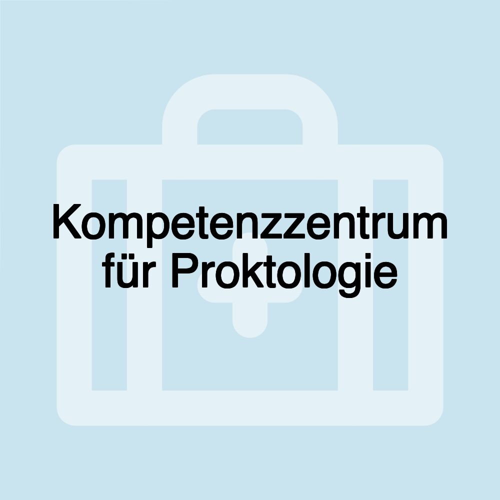 Kompetenzzentrum für Proktologie