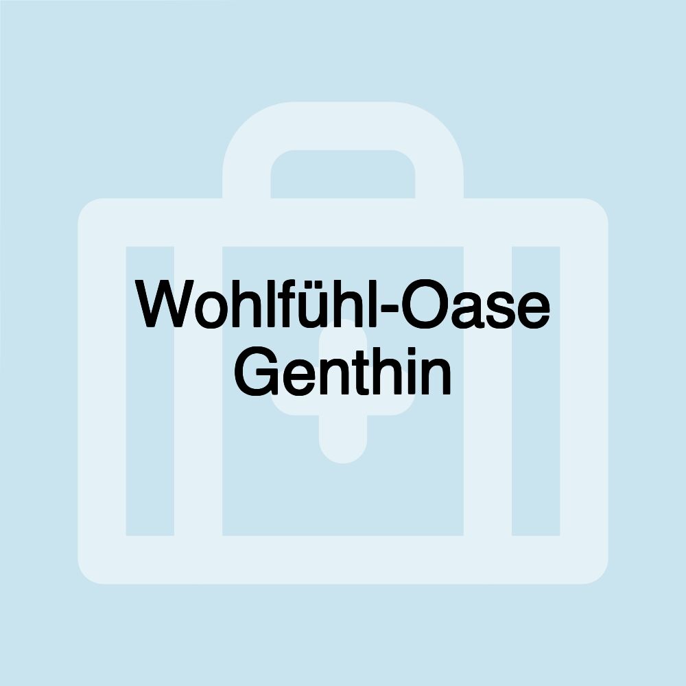 Wohlfühl-Oase Genthin