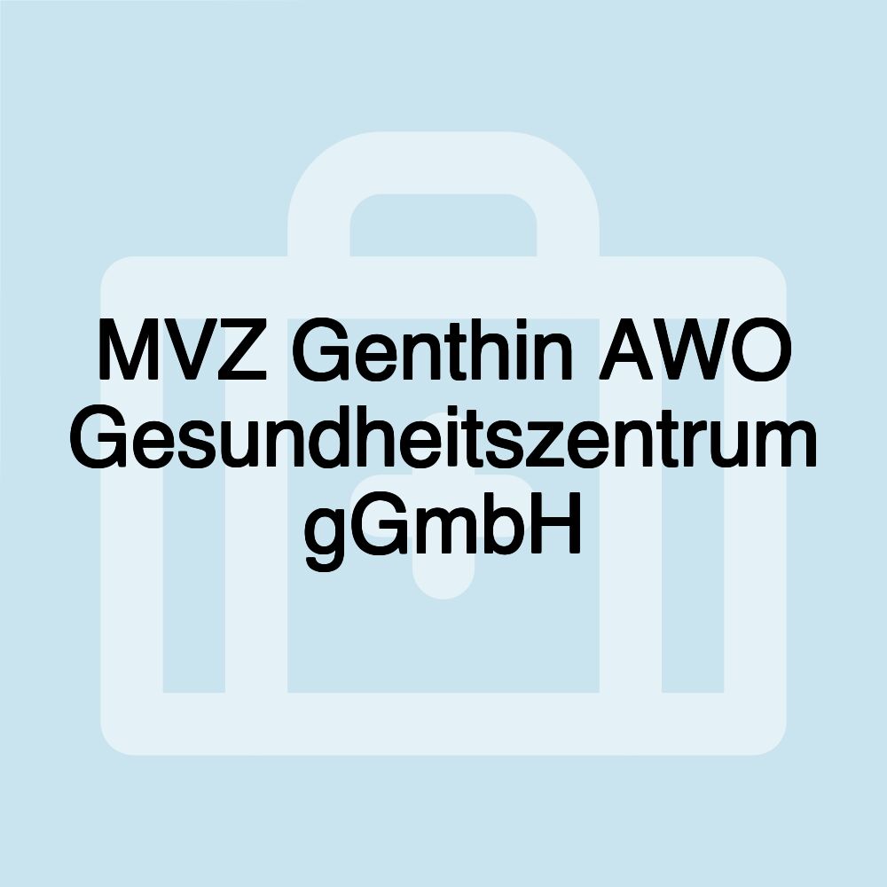 MVZ Genthin AWO Gesundheitszentrum gGmbH