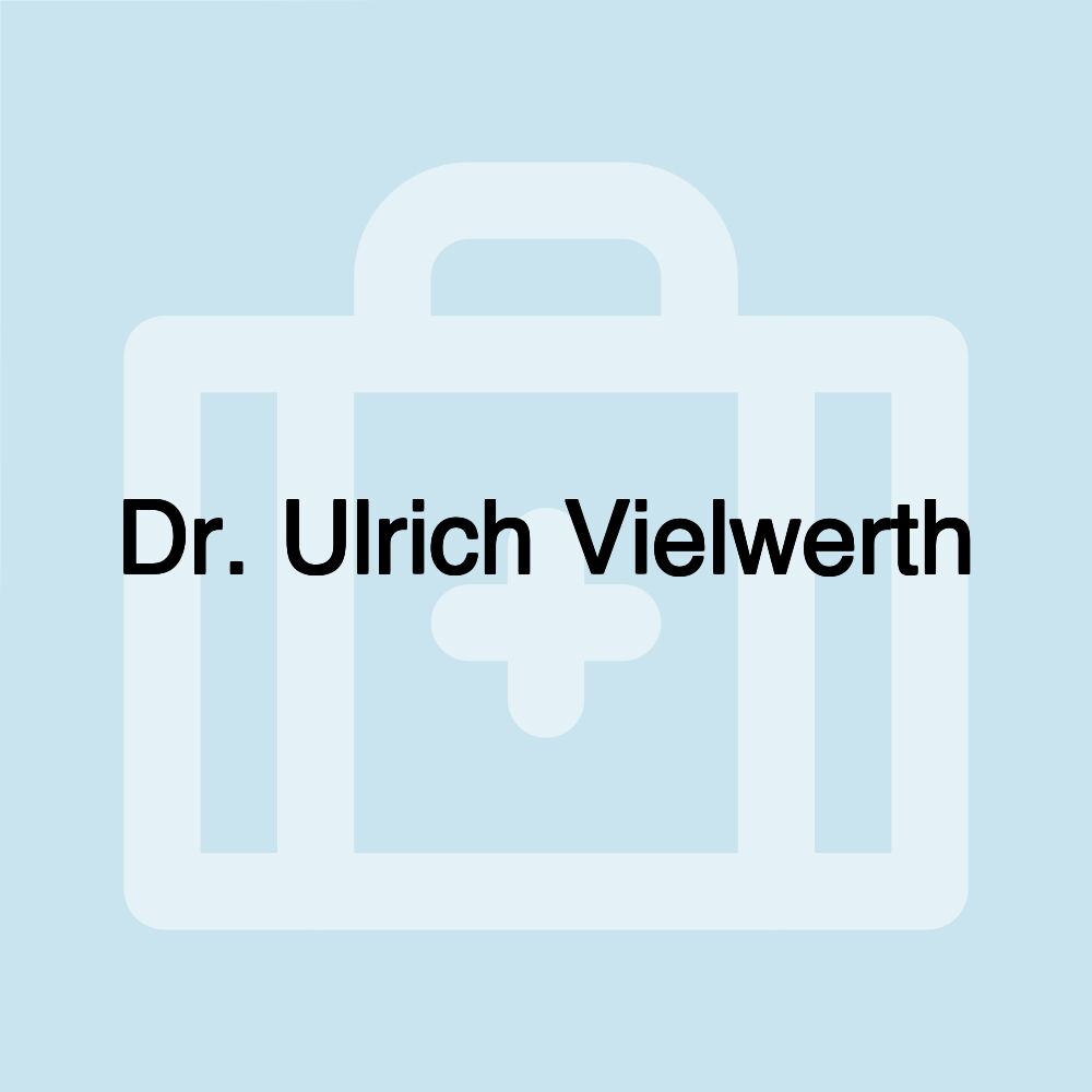 Dr. Ulrich Vielwerth