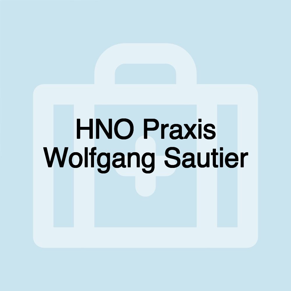 HNO Praxis Wolfgang Sautier