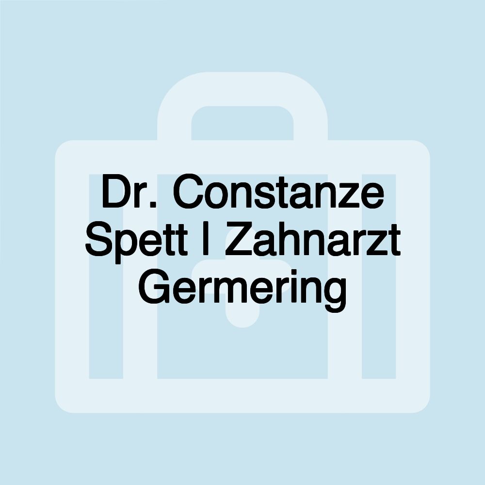 Dr. Constanze Spett | Zahnarzt Germering