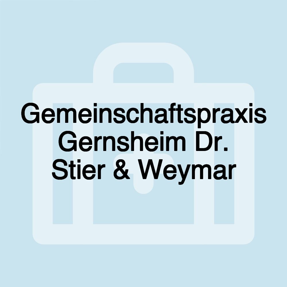 Gemeinschaftspraxis Gernsheim Dr. Stier & Weymar