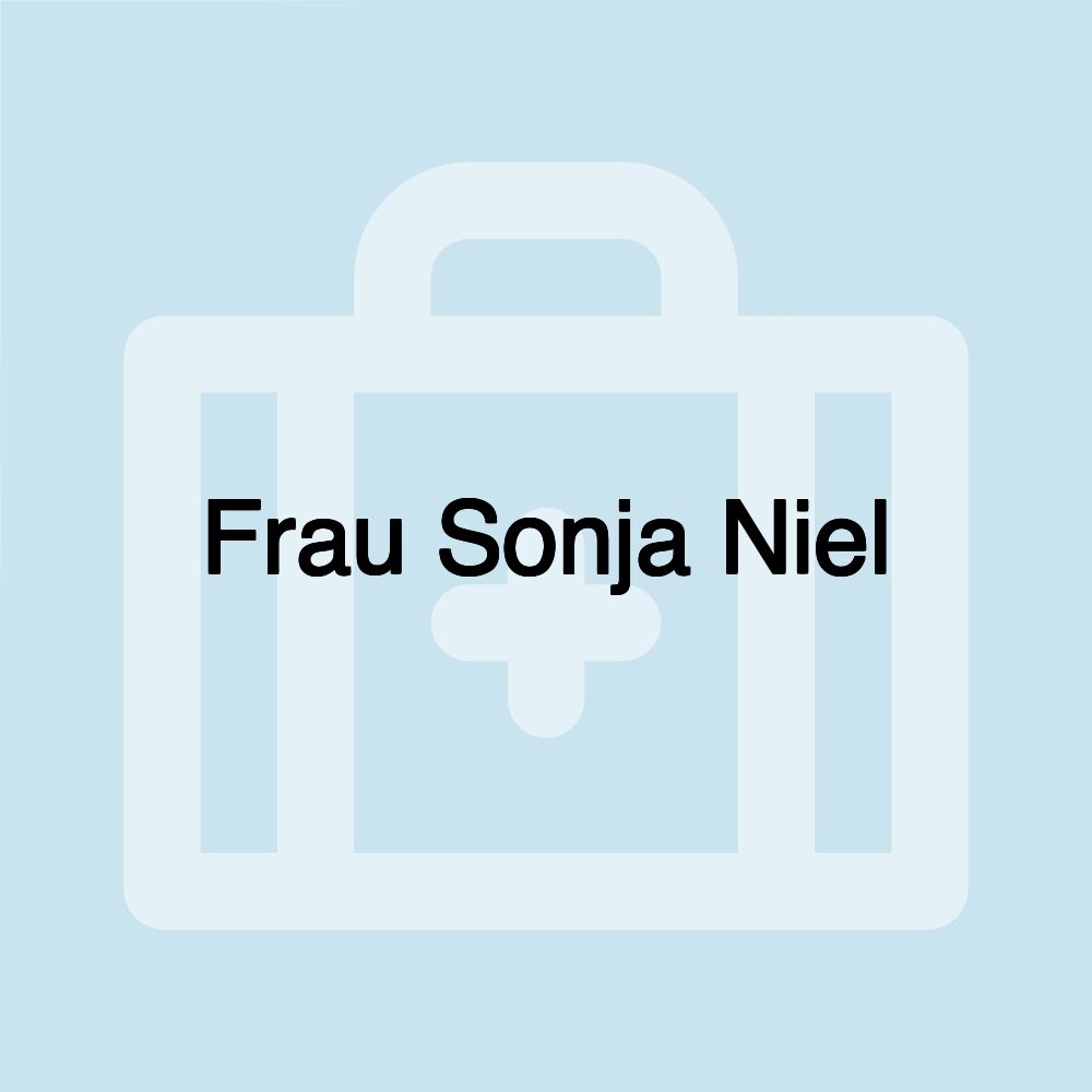 Frau Sonja Niel