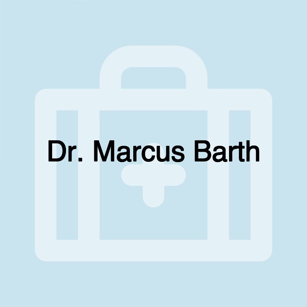 Dr. Marcus Barth