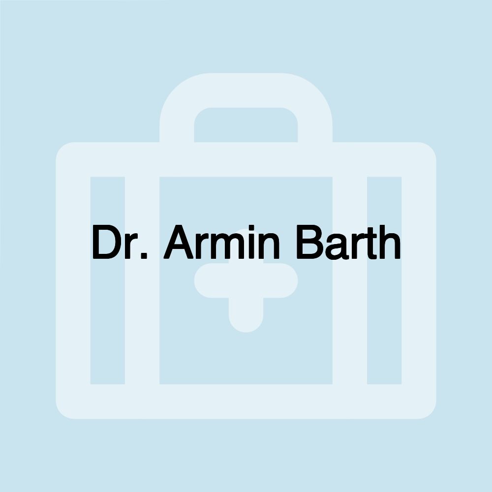 Dr. Armin Barth