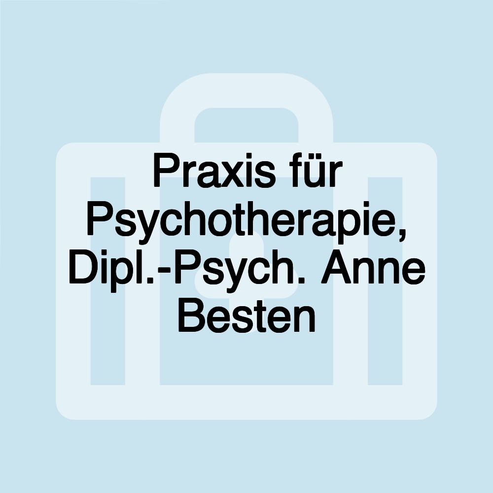 Praxis für Psychotherapie, Dipl.-Psych. Anne Besten