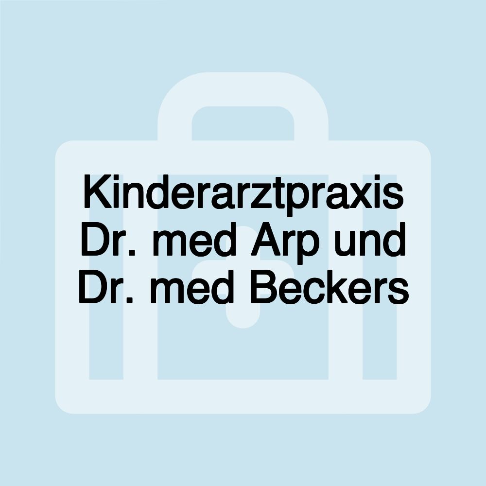 Kinderarztpraxis Dr. med Arp und Dr. med Beckers