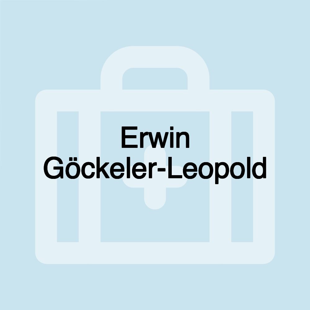 Erwin Göckeler-Leopold