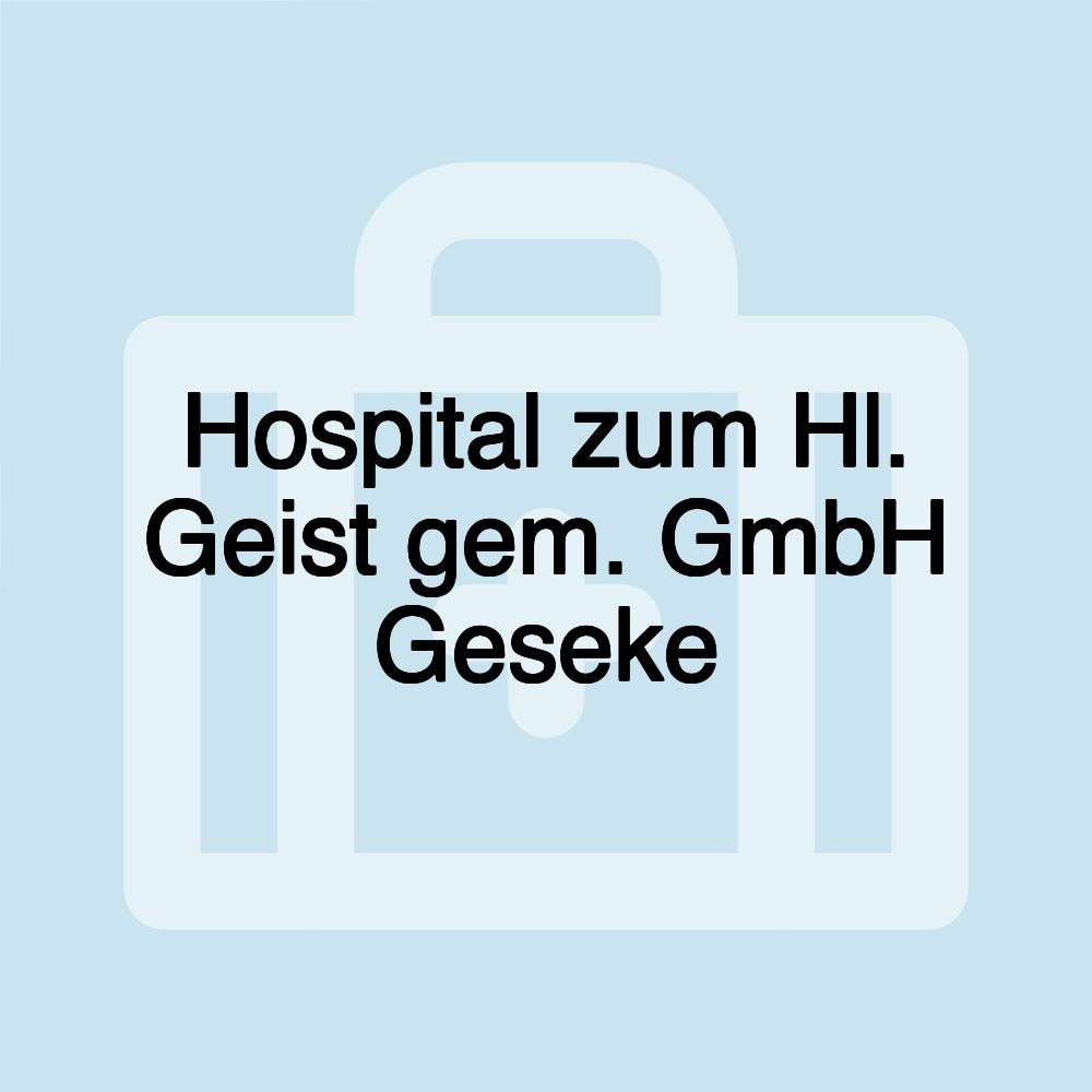 Hospital zum Hl. Geist gem. GmbH Geseke