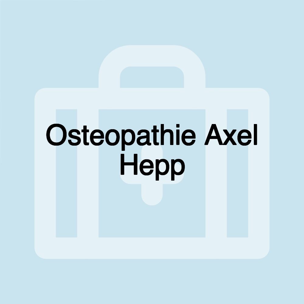 Osteopathie Axel Hepp