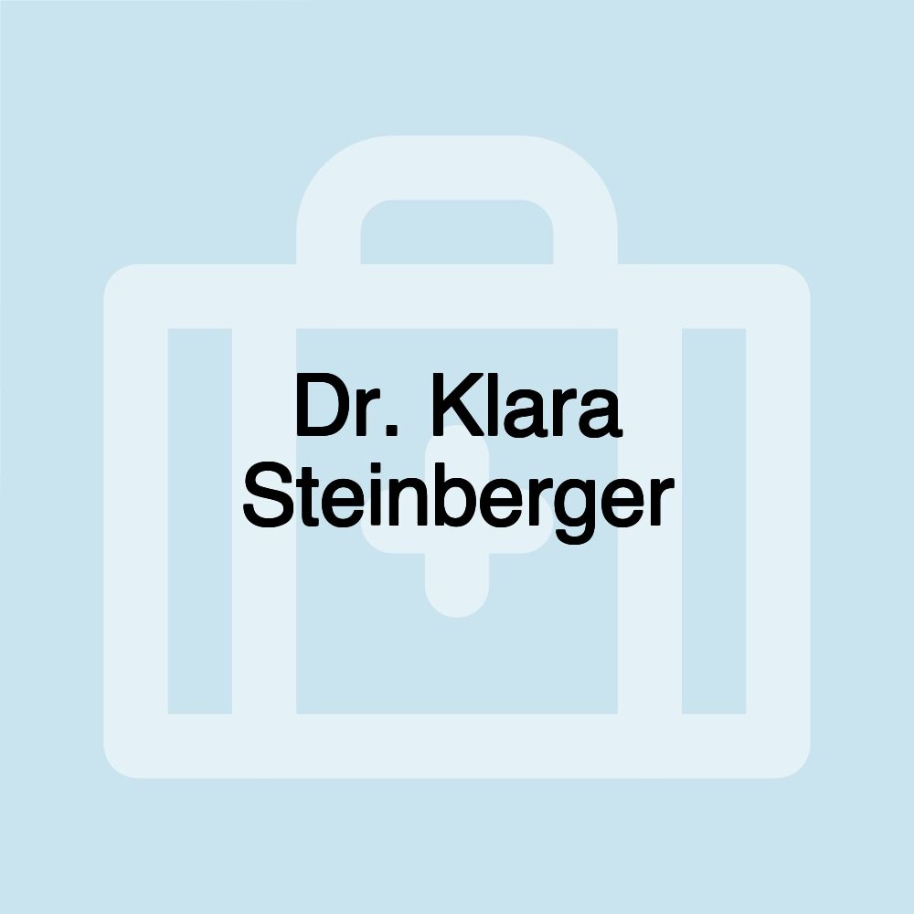 Dr. Klara Steinberger