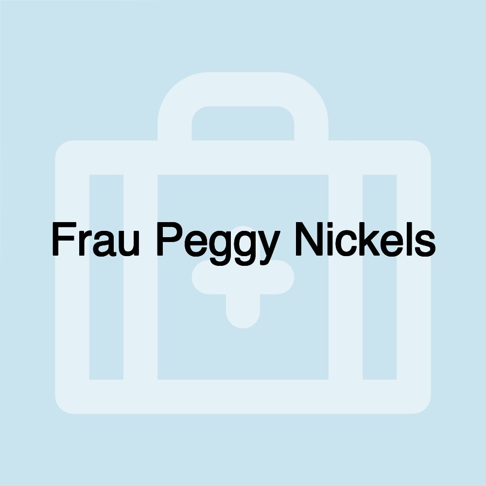 Frau Peggy Nickels