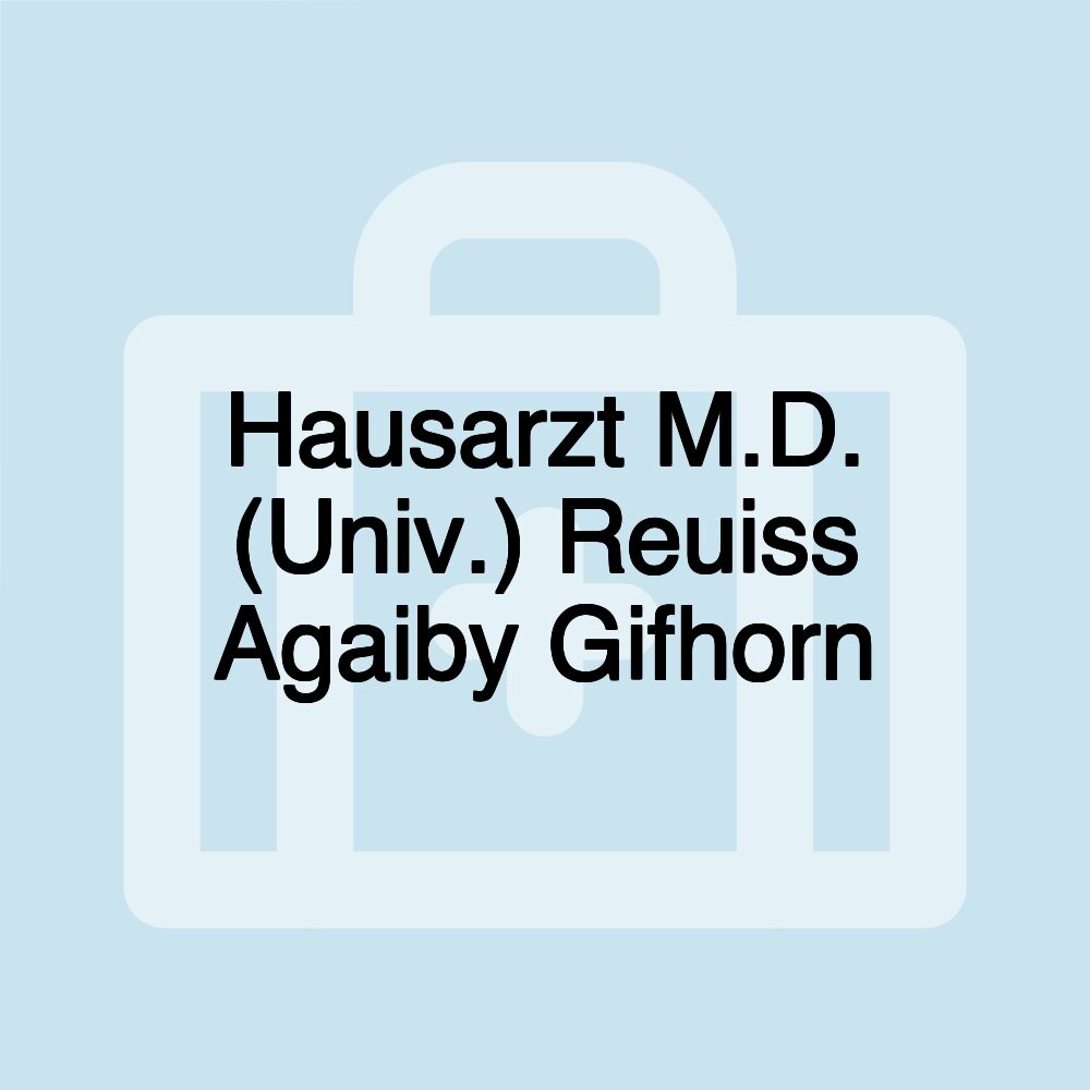 Hausarzt M.D. (Univ.) Reuiss Agaiby Gifhorn