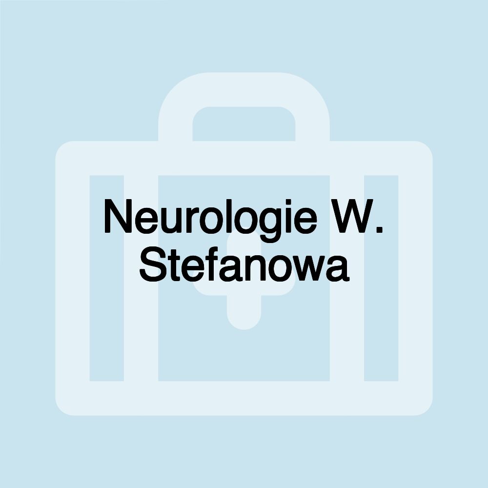 Neurologie W. Stefanowa