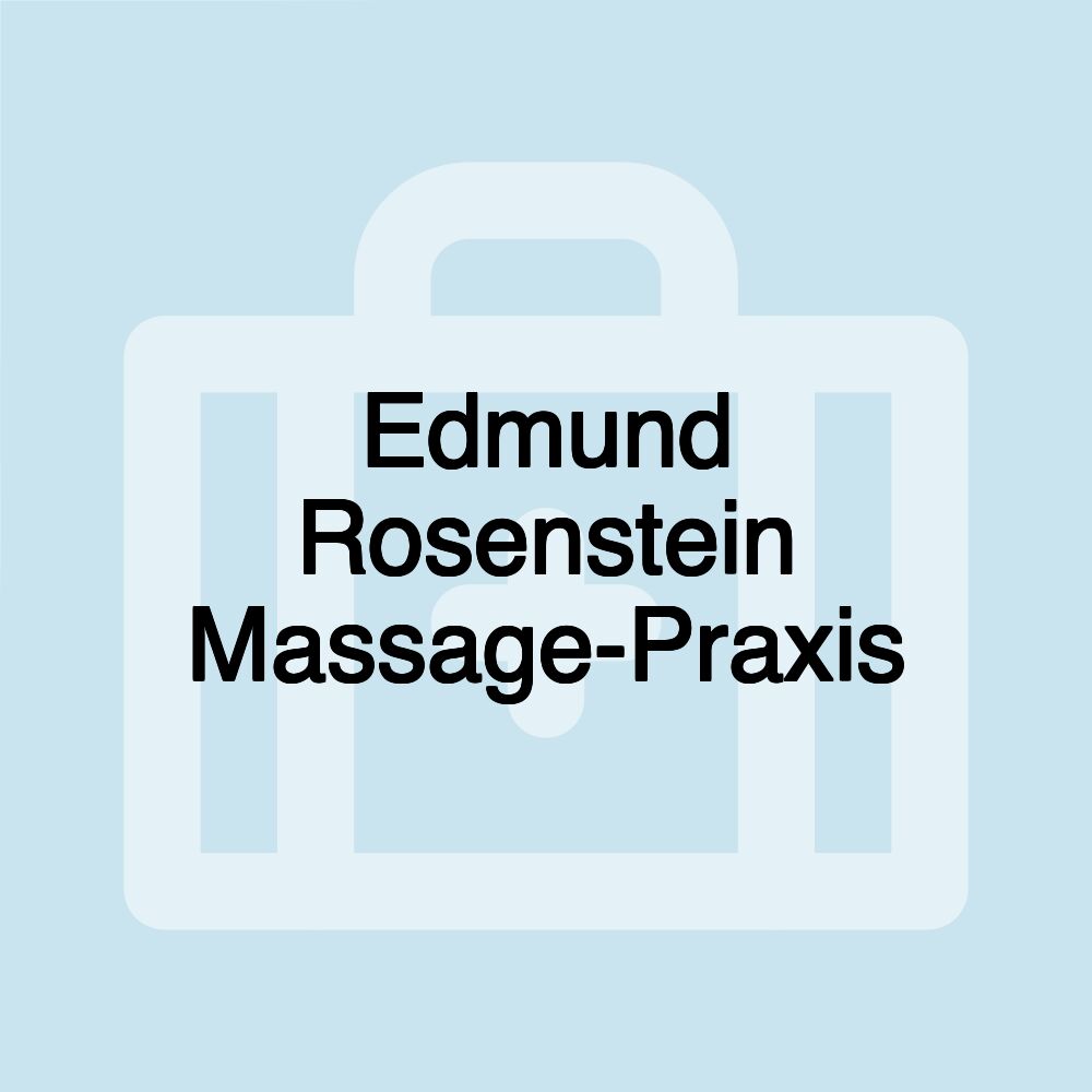 Edmund Rosenstein Massage-Praxis