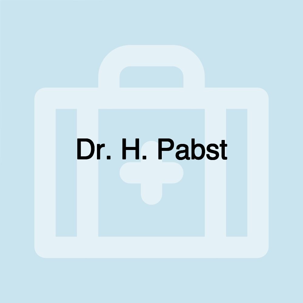 Dr. H. Pabst