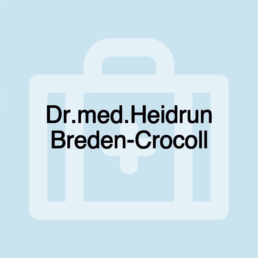 Dr.med.Heidrun Breden-Crocoll