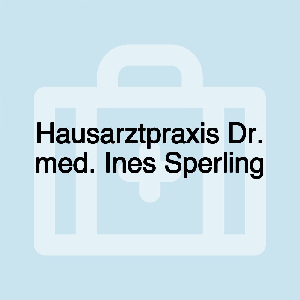 Hausarztpraxis Dr. med. Ines Sperling