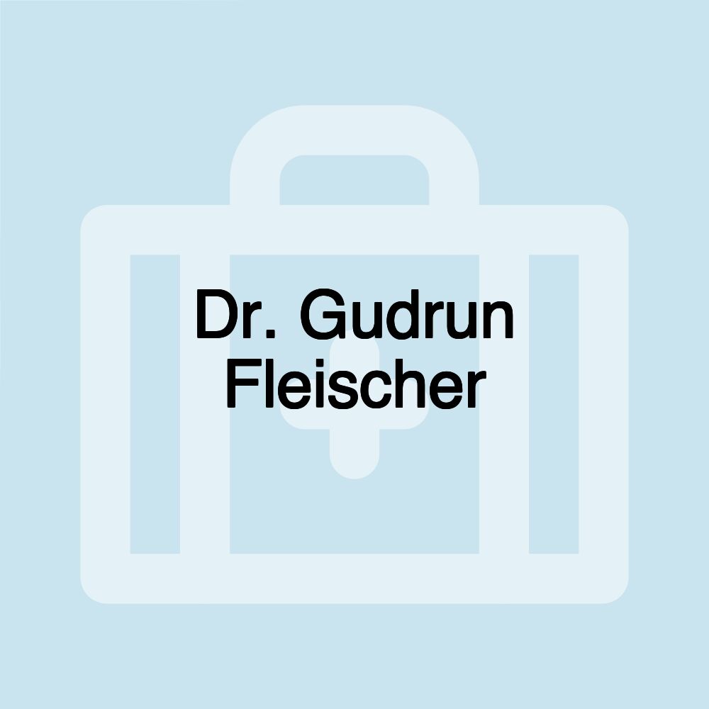 Dr. Gudrun Fleischer