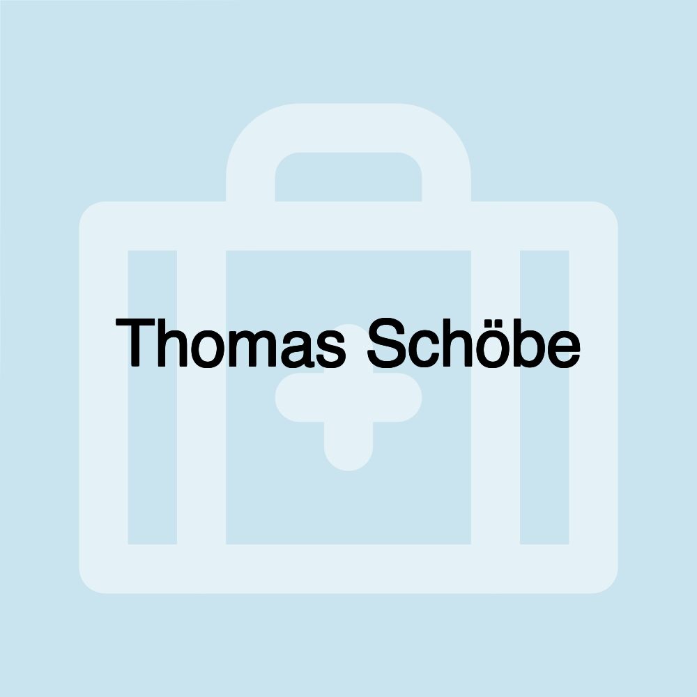 Thomas Schöbe