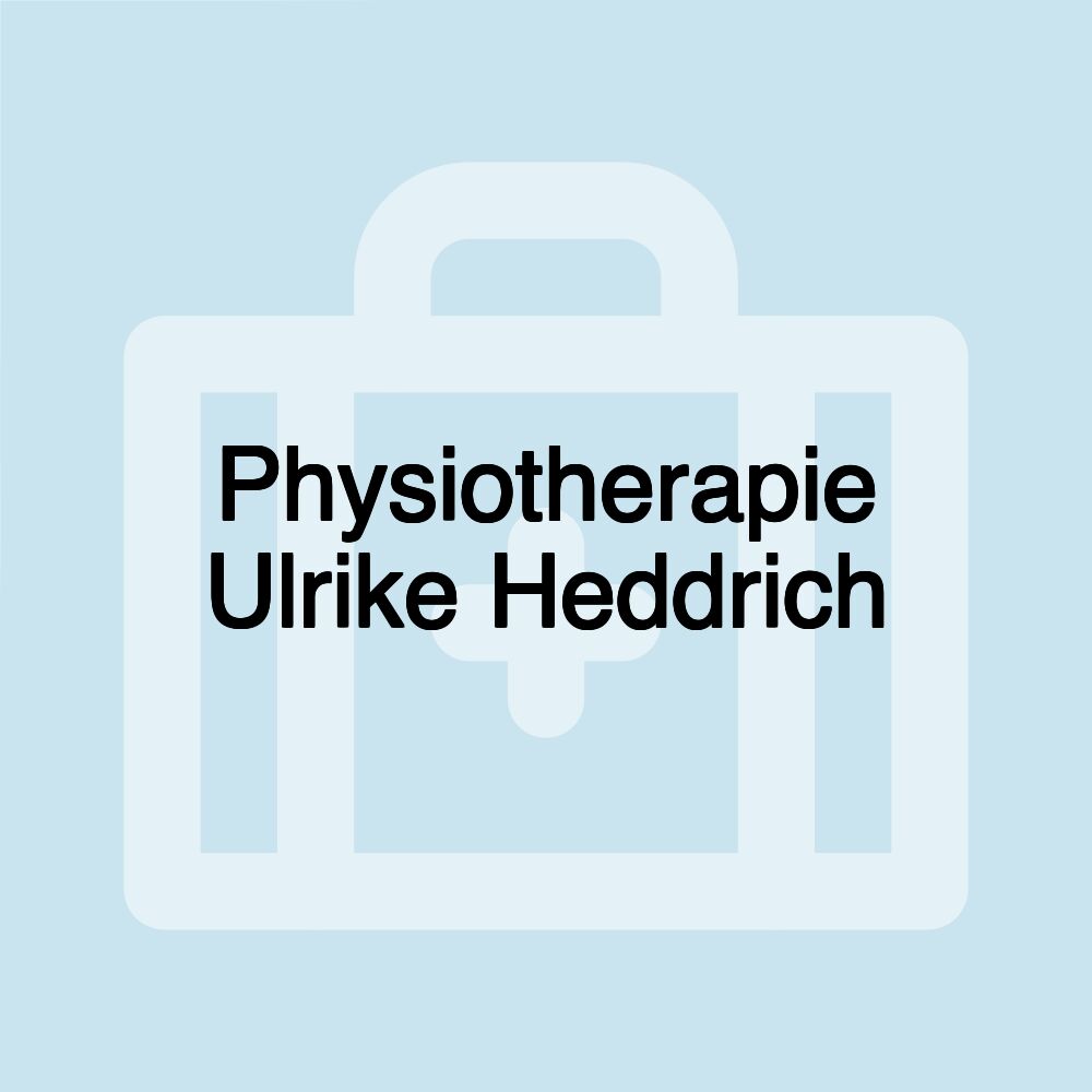 Physiotherapie Ulrike Heddrich