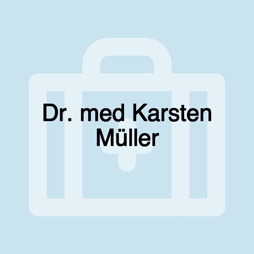 Dr. med Karsten Müller