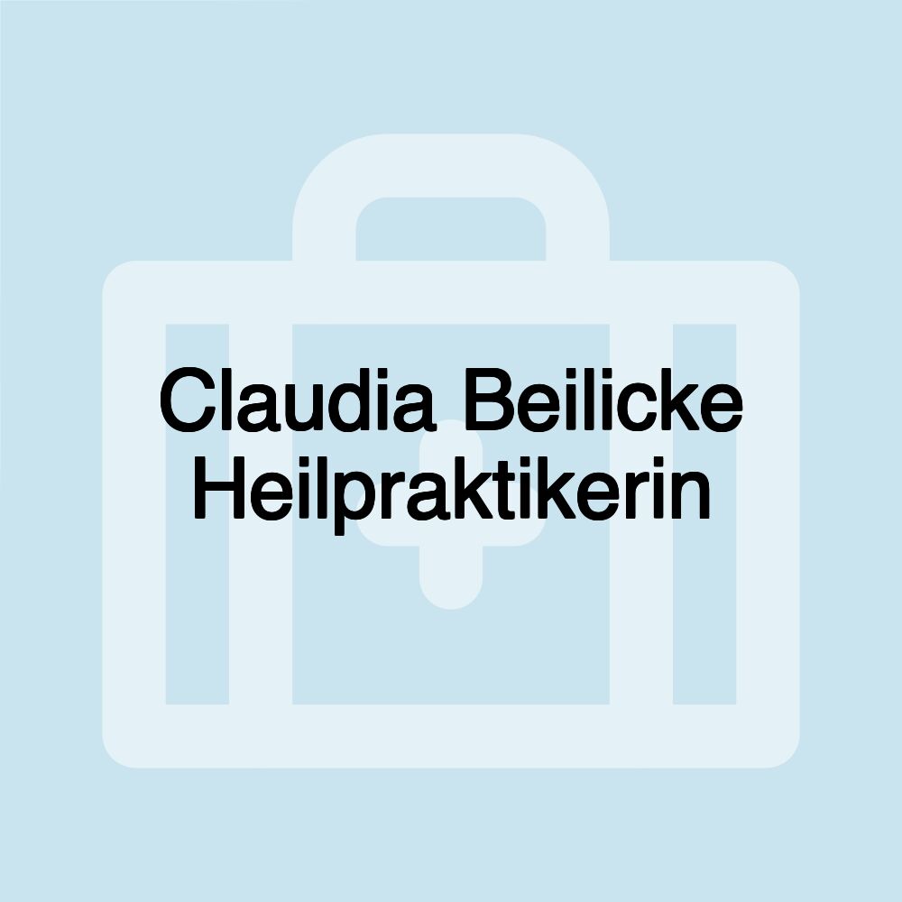 Claudia Beilicke Heilpraktikerin