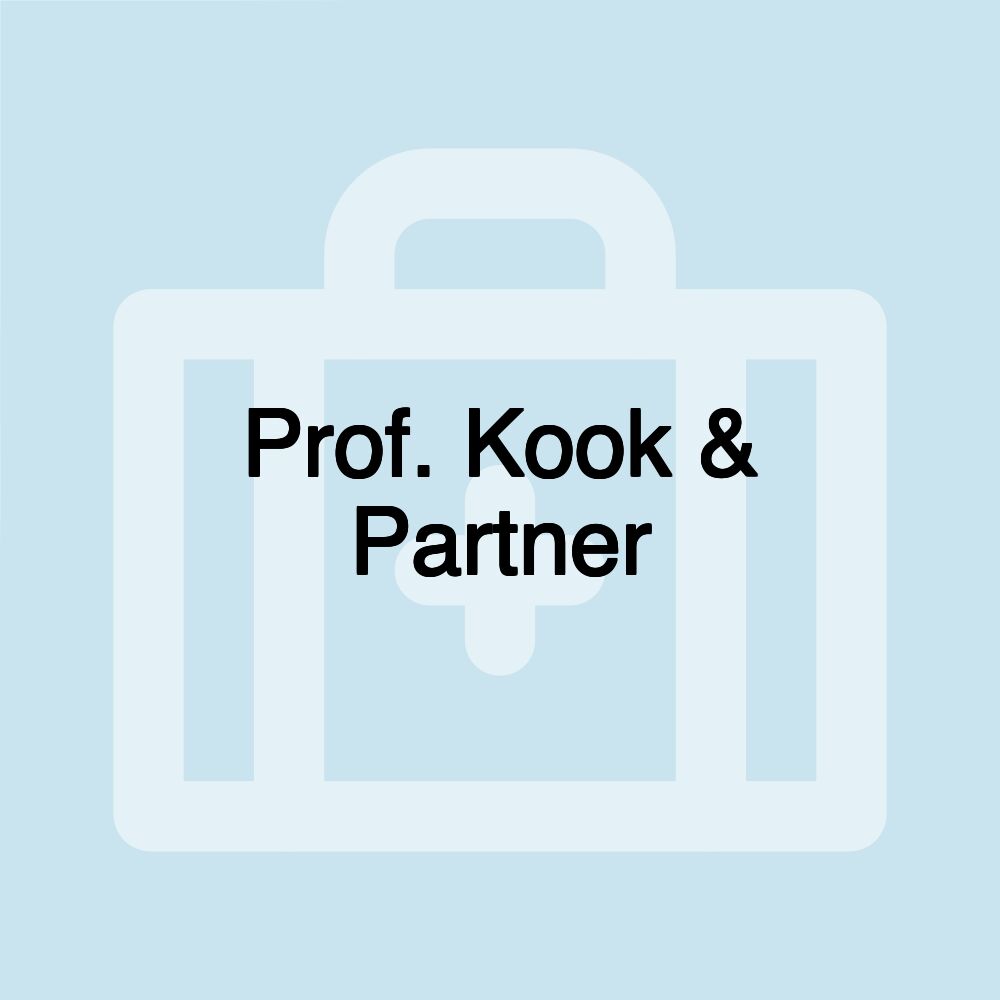 Prof. Kook & Partner