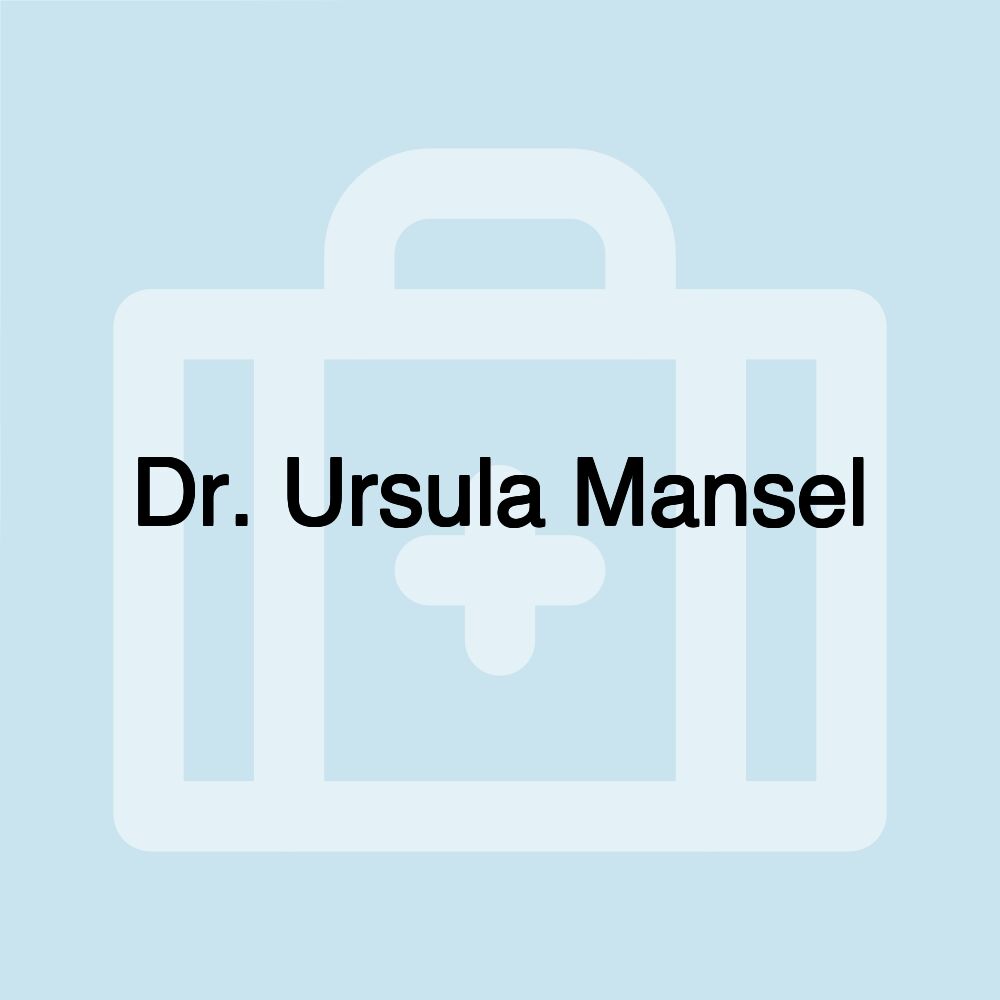 Dr. Ursula Mansel