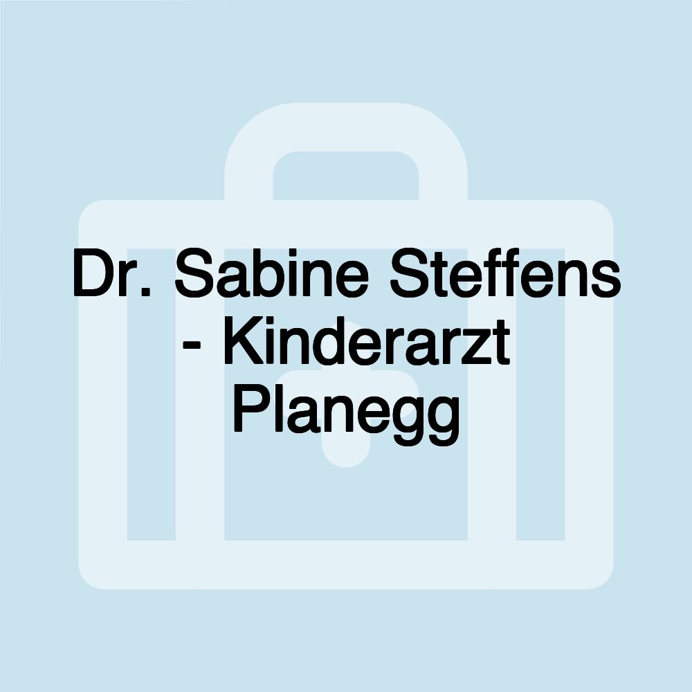 Dr. Sabine Steffens - Kinderarzt Planegg