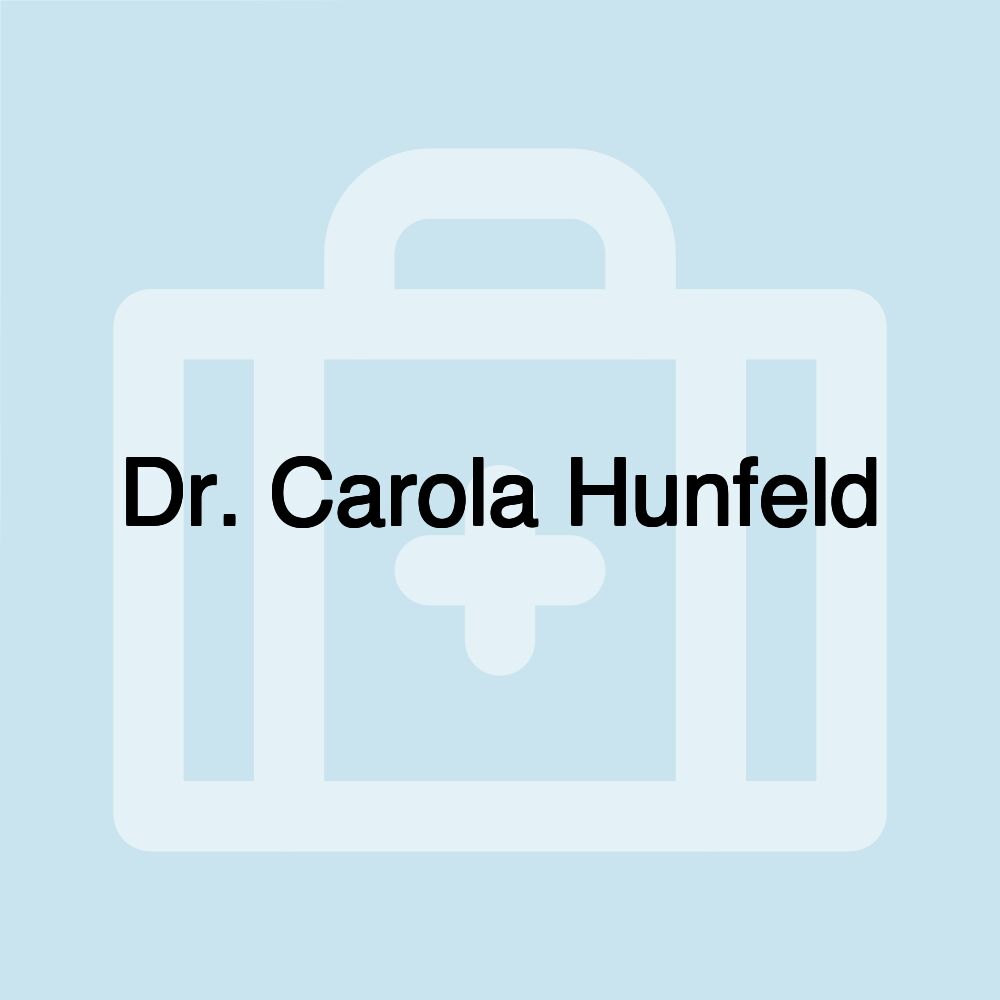 Dr. Carola Hunfeld