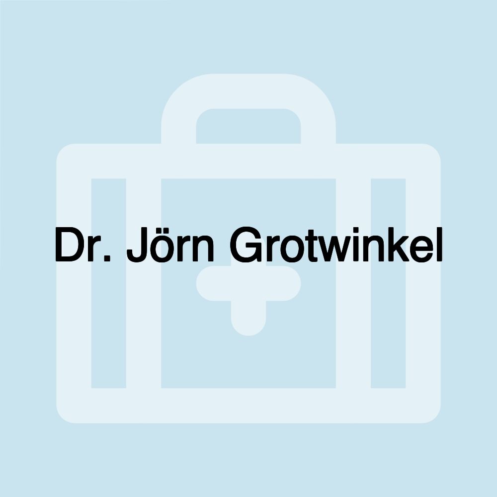 Dr. Jörn Grotwinkel